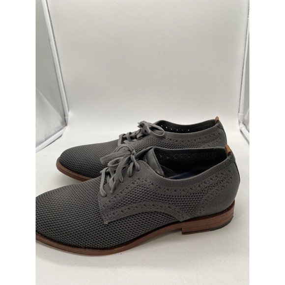 Cole Haan Mens Shoes Size 9.5M Grey Leather Oxford Lace Up Sneakers main image 6
